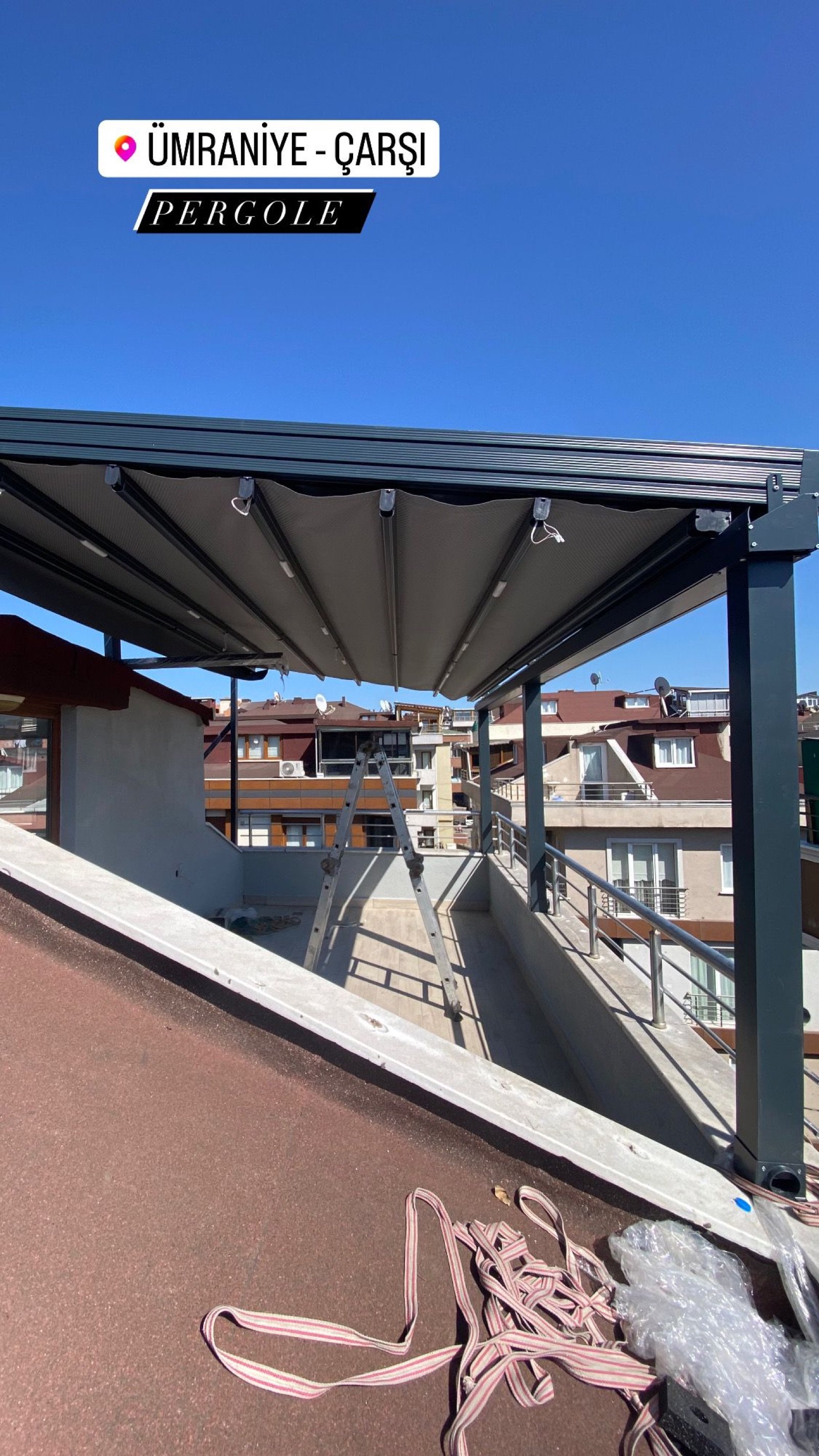 Kağıthane Pergola - Teknik Dizayn Alüminyum
