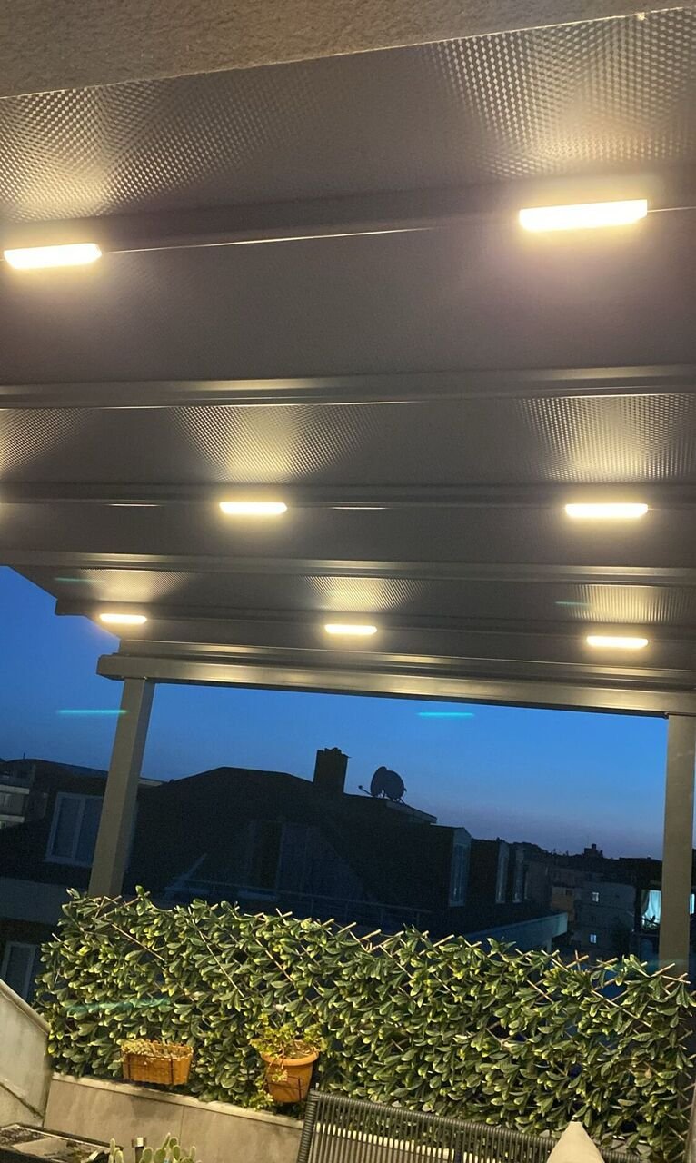 Motorlu Pergola - Teknik Dizayn Alüminyum
