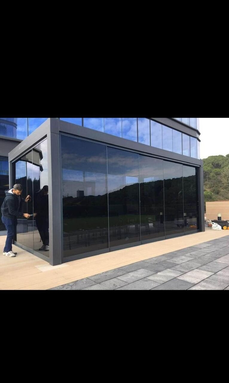 Motorlu Pergola - Teknik Dizayn Alüminyum