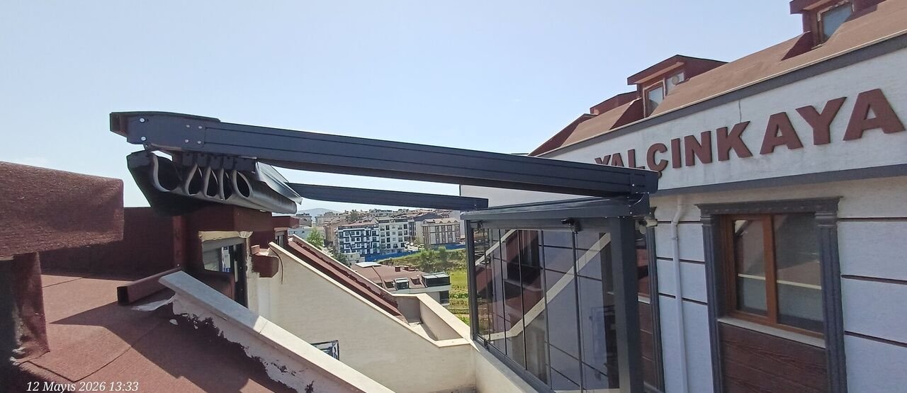 Motorlu Pergola - Teknik Dizayn Alüminyum